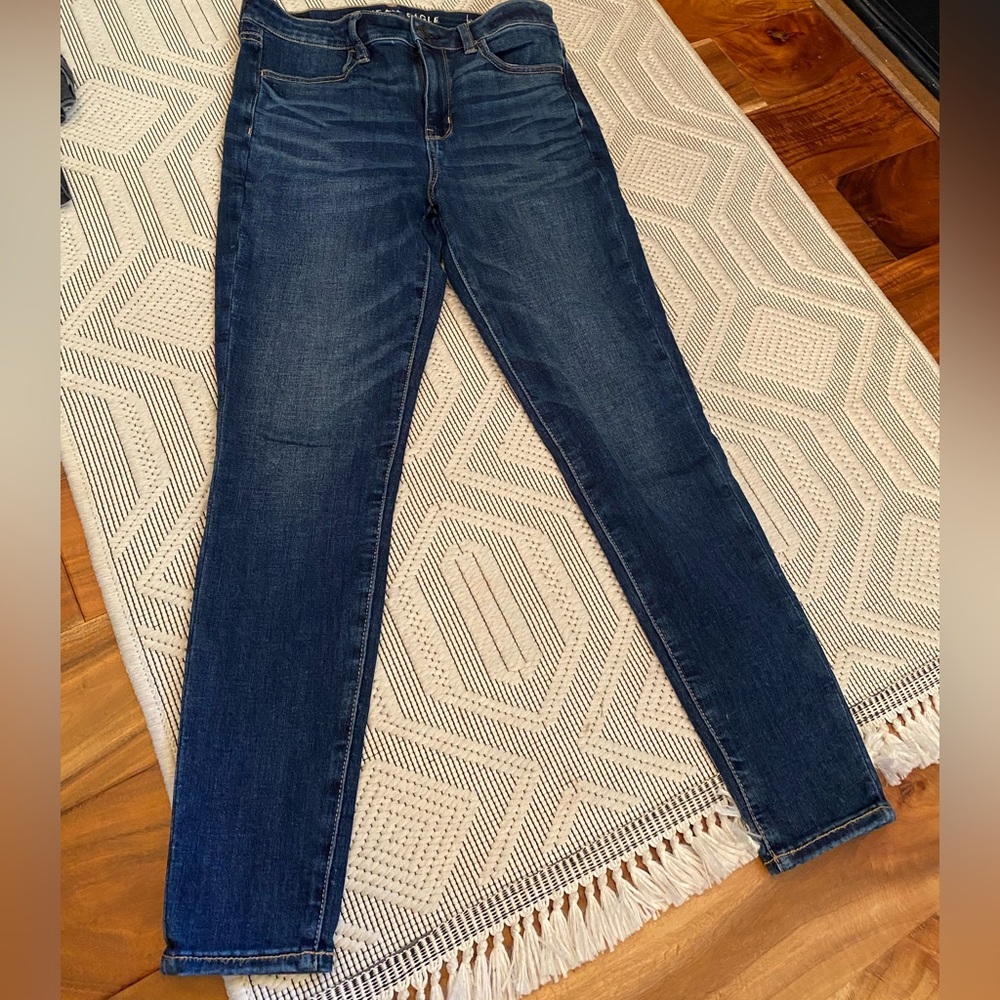 American Eagle Jeans Super Hi-Rise Jegging,SZ 4 Short